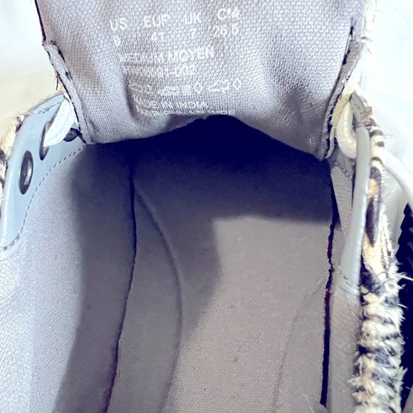 Hush puppy bounce plus animal printed hair,  calf design sneakers size 9 NEW - Picture 7 of 9